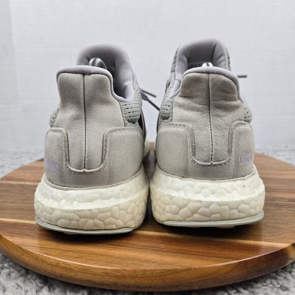 Adidas Womens 9 Ultra Boost DNA S&L Grey Two Casual Lifestyle Gym Running Shoe - Picture 2 of 12